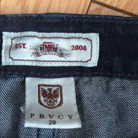 PRVCY dark denim boot cut jeans - Picture 3 of 6
